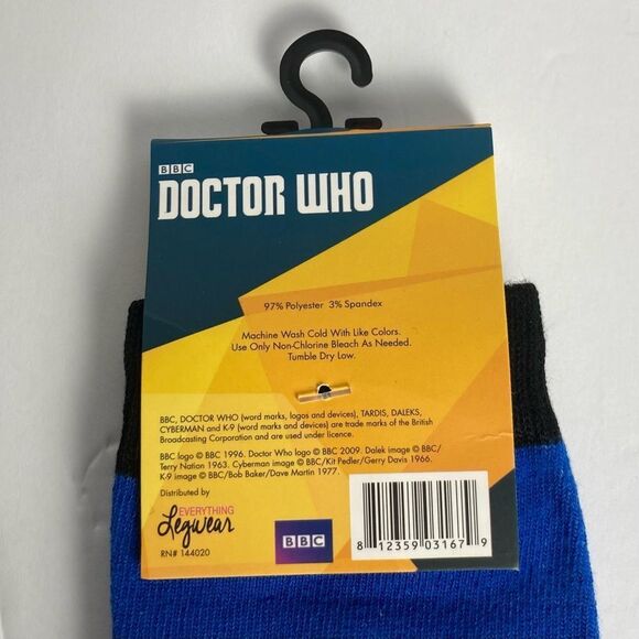 Doctor Who The Silence Socks OSFM - Picture 4 of 5